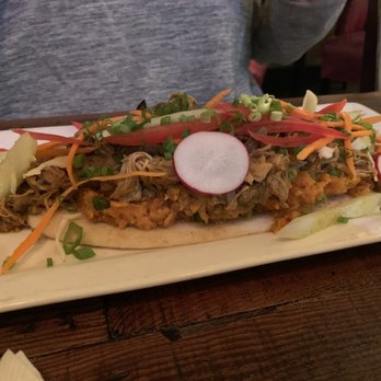 Culture Cafe - Frankie goes to Bollywood - $12. Chicken Tikka, Potato Puree and Naan Bread. - Breakfast & Brunch Near Me - Williamsburg, Virginia Culture Cafe - Frankie goes to Bollywood - $12. Chicken Tikka, Potato Puree and Naan Bread. - Breakfast & Brunch Near Me - Williamsburg, Virginia
