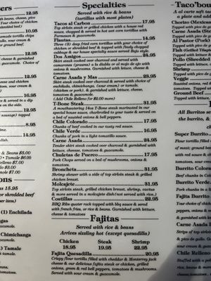Menu photo 8 Una Ves Mas Mexican Restaurant Seaside, OR Menu photo 8 Una Ves Mas Mexican Restaurant Seaside, OR