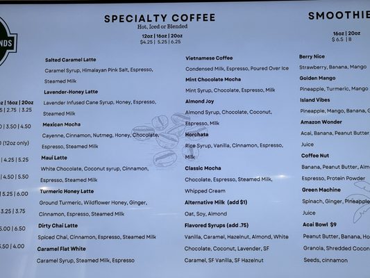 Menu photo 4 Higher Grounds Coffee Cafe San Diego, CA Menu photo 4 Higher Grounds Coffee Cafe San Diego, CA
