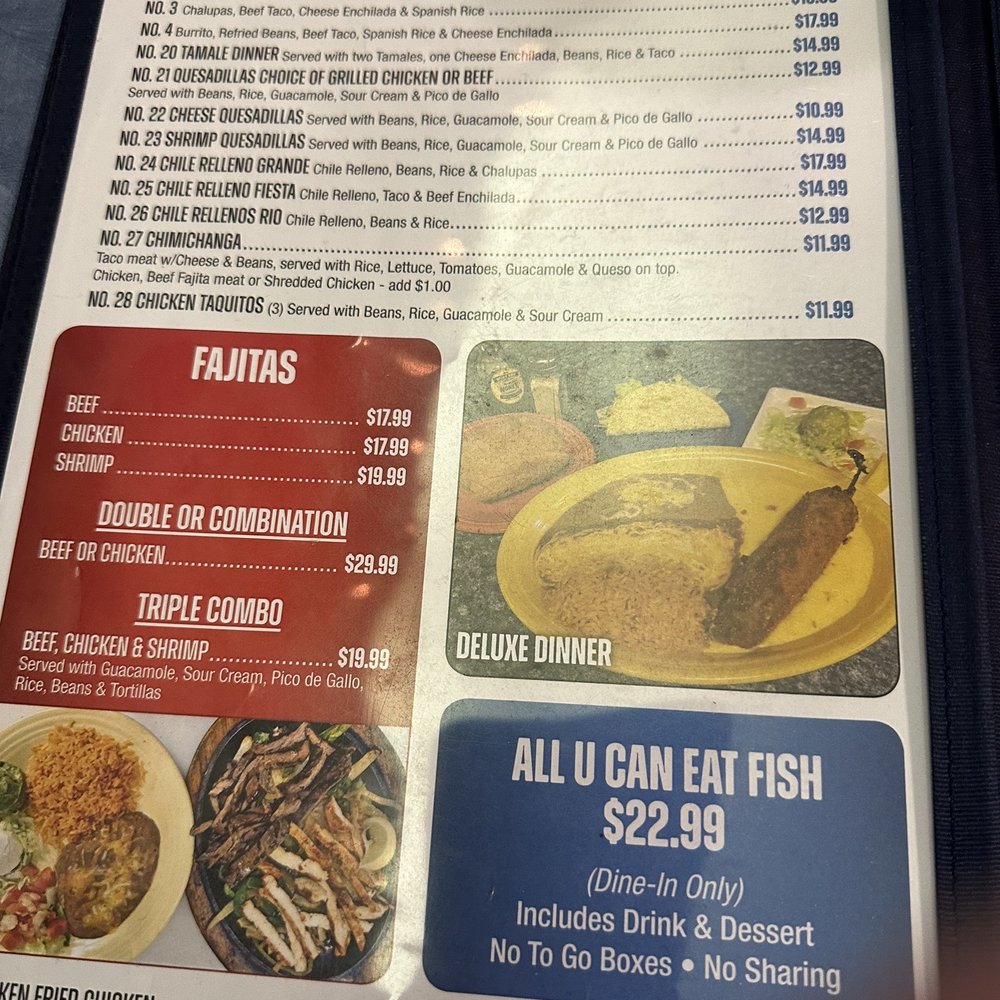 Catfish Corner - Mexican menu - Mexican Near Me - Ardmore, Oklahoma