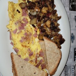 Mimis Diner - Ham & egg & cheese omelet