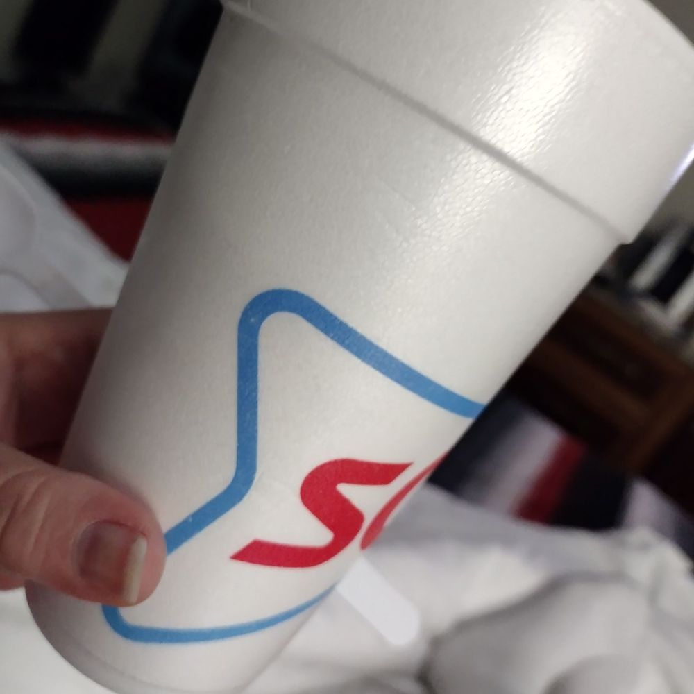 Sonic Drive-In - You can see where the cup is full up to about where the top of the Sonic logo is. From there down, there are no mix-ins. - Burgers Near Me - Santa Fe, New Mexico Sonic Drive-In - You can see where the cup is full up to about where the top of the Sonic logo is. From there down, there are no mix-ins. - Burgers Near Me - Santa Fe, New Mexico