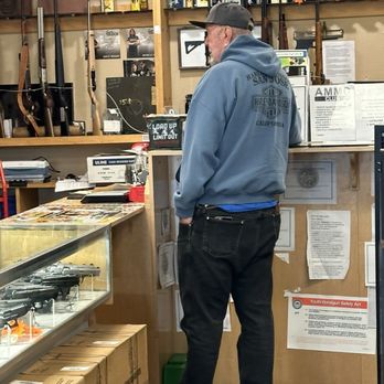 Bullseye Bishop - The customer that came after me that Alfredo was conversing with about issues with store. Surely not this man's fault. - Guns & Ammo Near Me - San Jose, California Bullseye Bishop - The customer that came after me that Alfredo was conversing with about issues with store. Surely not this man's fault. - Guns & Ammo Near Me - San Jose, California