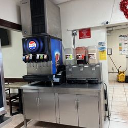 Taqueria La Herradura - Pharr - Self serve drink station
