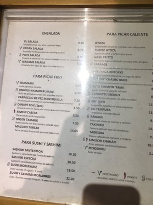 Menu photo 6 Ramen Dining Yu Barcelona, B Menu photo 6 Ramen Dining Yu Barcelona, B