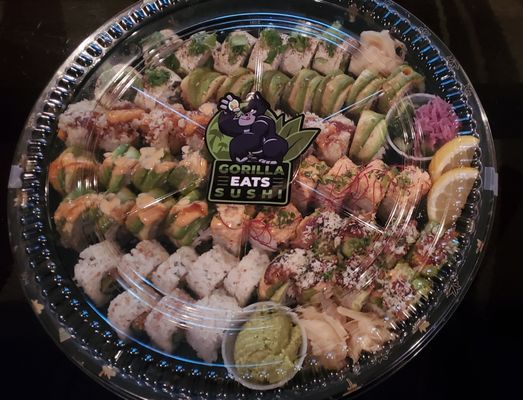 Gorilla Eats Sushi by null