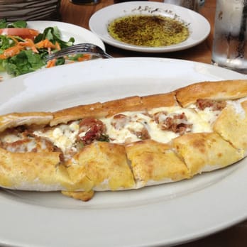Cafe 8 - Cafe 8 pide with lamb - Mediterranean Near Me - Washington, DC, District of Columbia