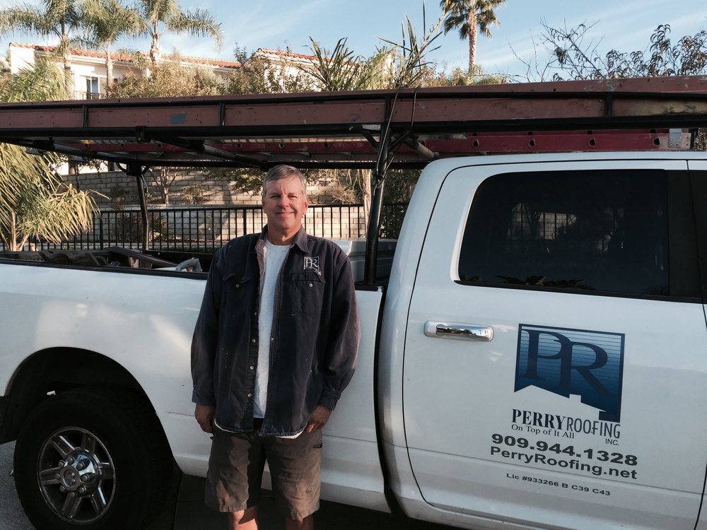 Slide of Perry Roofing