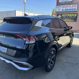 20% all around. The rear windows already had factory tint. Front windshield 50%. I picked the ceramic tint- nano.