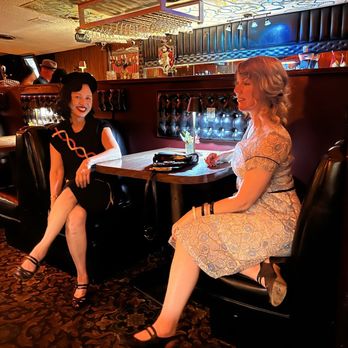 Free Spirited - Two lovely leggy dames in lovely dresses at bar booth - Gluten-Free Near Me - Alhambra, California Free Spirited - Two lovely leggy dames in lovely dresses at bar booth - Gluten-Free Near Me - Alhambra, California