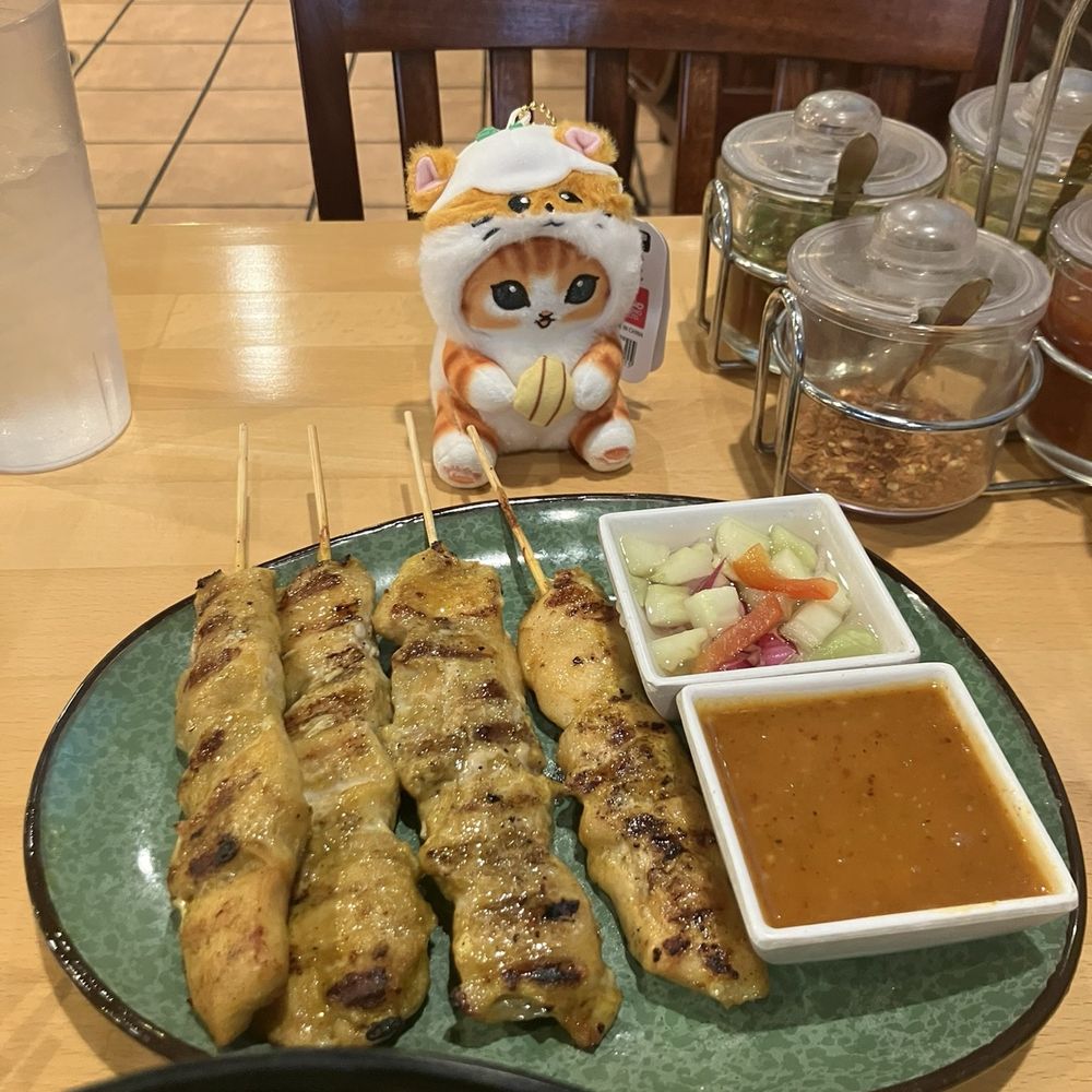 Bangkok BBQ - 1. Chicken Satay - Thai Near Me - Walnut, California