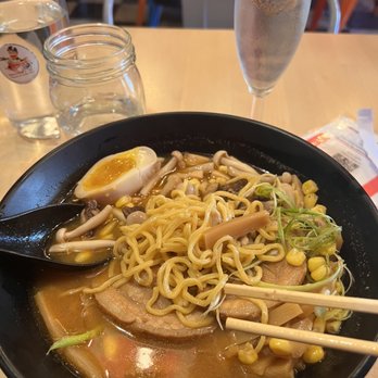 OKI Shoten - MISO RAMEN  Lychee Sake - Ramen Near Me - Washington, DC, District of Columbia