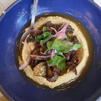 Aba - Short rib hummus - Mediterranean Near Me - Austin, Texas Aba - Short rib hummus - Mediterranean Near Me - Austin, Texas