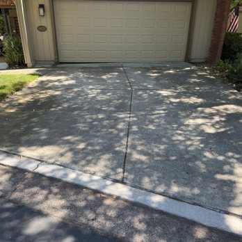 J & S PressureWashing - Before driveway pic. - Pressure Washers Near Me - Galt, California