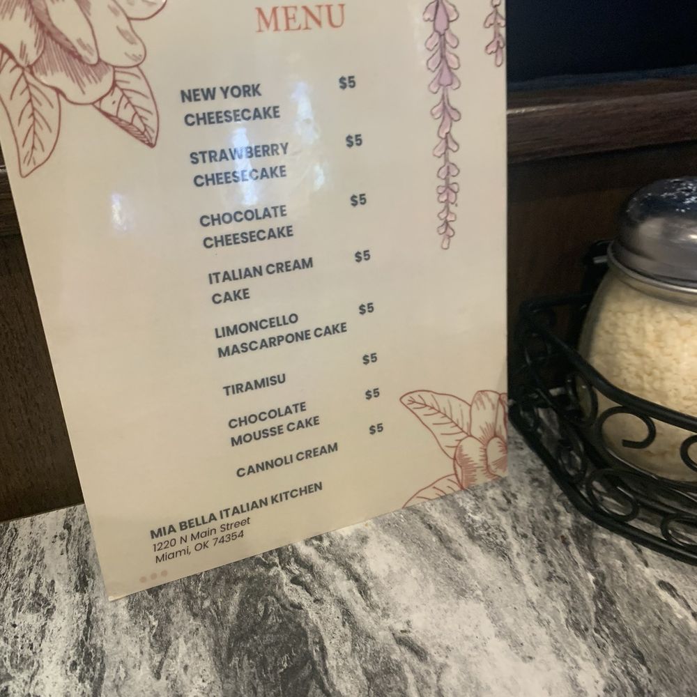 Great selection on desserts