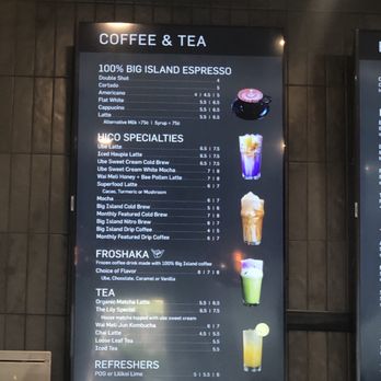 HiCO - Drink menu - Coffee & Tea Near Me - Kealakekua, Hawaii HiCO - Drink menu - Coffee & Tea Near Me - Kealakekua, Hawaii