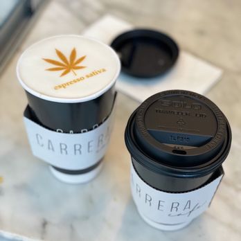 Carrera Cafe - Rose latte and lavender - Cafes Near Me - Los Angeles, California Carrera Cafe - Rose latte and lavender - Cafes Near Me - Los Angeles, California
