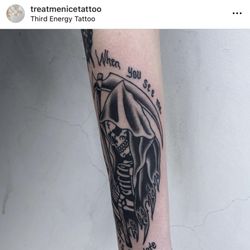 Treat Me Nice Tattoo