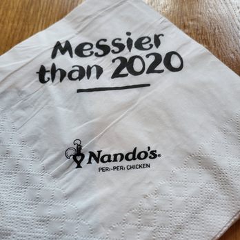 Nando's Peri-Peri - It wasn't quite that messy, lol - South African Near Me - Baltimore, Maryland