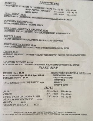 Menu photo 2 Errol Restaurant & Pub Errol, NH
