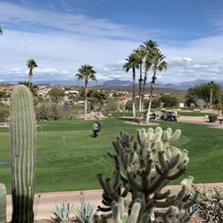 Desert Canyon Golf Club - Snowcapped mountain view from The Grill 2/9/24