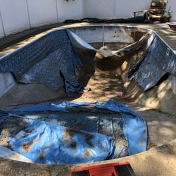 Better Pool Service - Before a new liner.