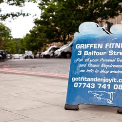 Griffen Fitness - Follow the sign!