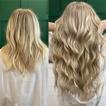 The Beauty Bar - 2 rows of 22" extensions using the Invisible Bead Extensions installation method by Jenna. - Hair Salons Near Me - La Plata, Maryland The Beauty Bar - 2 rows of 22" extensions using the Invisible Bead Extensions installation method by Jenna. - Hair Salons Near Me - La Plata, Maryland