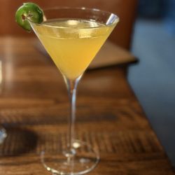Carbon County Steakhouse - Peach jalepeno martini