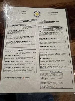 Menu photo 2 Paulie Gee's Logan Square Chicago, IL Menu photo 2 Paulie Gee's Logan Square Chicago, IL