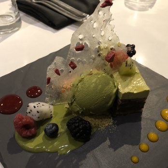 Miku - Their green tea opera desert. Yammmmiiii! - Japanese Near Me - Vancouver, British Columbia