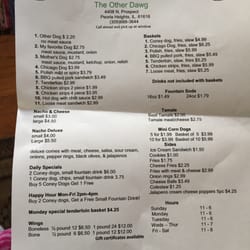 The Other Dawg - Menu