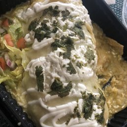 Carnitas wet burrito