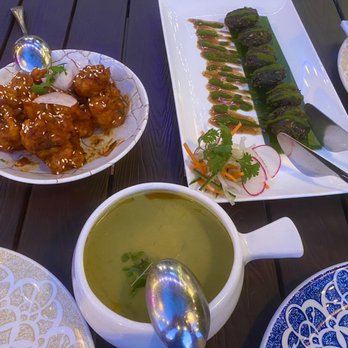Saffron - General cauliflower , Asparagus Soup, Kale Pakoras - Indian Near Me - San Carlos, California