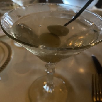 Bohanan's - Slightly dirty martini with blue cheese olive - Steakhouses Near Me - San Antonio, Texas