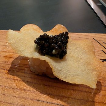 Robin Menlo Park - Caviar over potato chip over rice - Japanese Near Me - Menlo Park, California Robin Menlo Park - Caviar over potato chip over rice - Japanese Near Me - Menlo Park, California