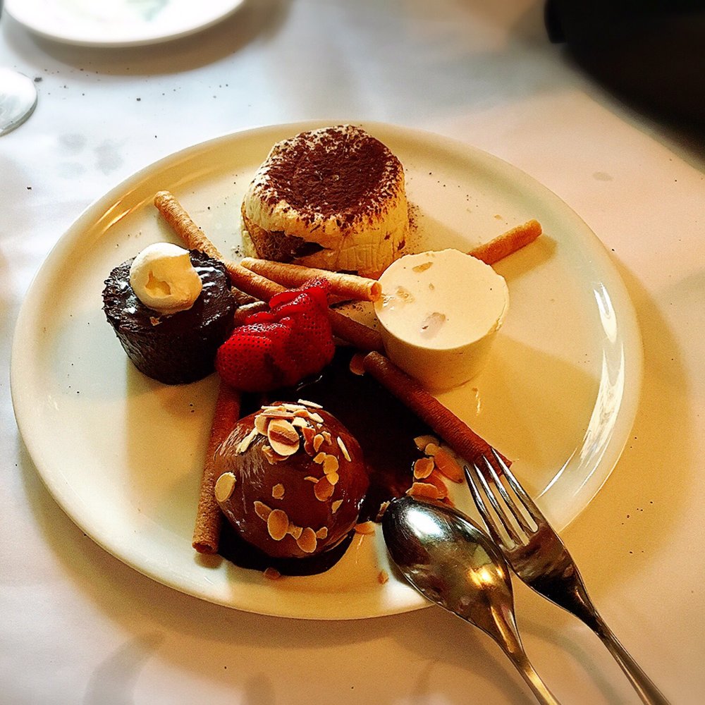 Da Raffaele - Dessert plate ---tiramisu was outstandingly good - Italian Near Me - New York, New York Da Raffaele - Dessert plate ---tiramisu was outstandingly good - Italian Near Me - New York, New York