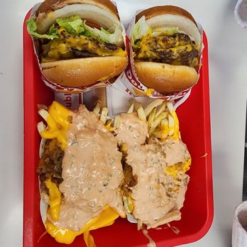 In-N-Out Burger - Double Doubles with animal style fries! - Burgers Near Me - Bakersfield, California In-N-Out Burger - Double Doubles with animal style fries! - Burgers Near Me - Bakersfield, California