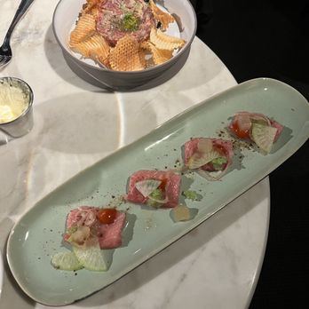 Fitzgerald's - Tuna Crudo* and Wagyu Tartare* - both stellar - Sports Bars Near Me - Washington, DC, District of Columbia