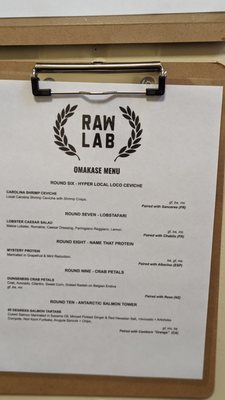 Menu photo 1 Raw Lab By Empire Oyster Charleston, SC Menu photo 1 Raw Lab By Empire Oyster Charleston, SC