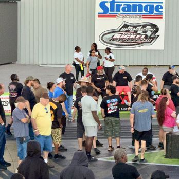 Orlando Speed World Dragstrip - My nieces under " Strange" sign and the crowd! - Race Tracks Near Me - Orlando, Florida Orlando Speed World Dragstrip - My nieces under " Strange" sign and the crowd! - Race Tracks Near Me - Orlando, Florida