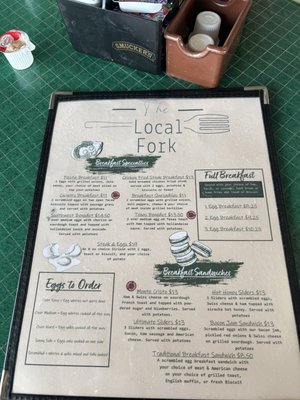 Menu photo 1 The Local Fork Emory, TX