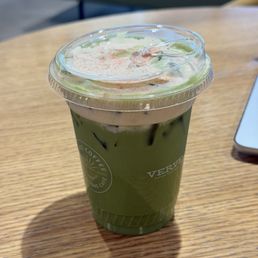 Cherry Vanilla Matcha Latte Cherry Vanilla Matcha Latte