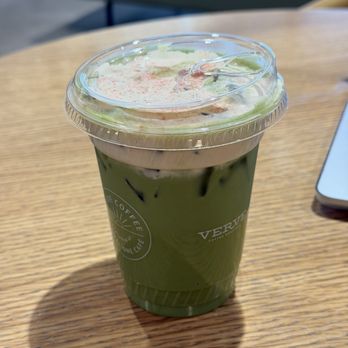 Capital One Café - Cherry Vanilla Matcha Latte - Banks & Credit Unions Near Me - Scottsdale, Arizona