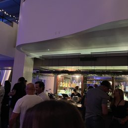 The downstairs bar
