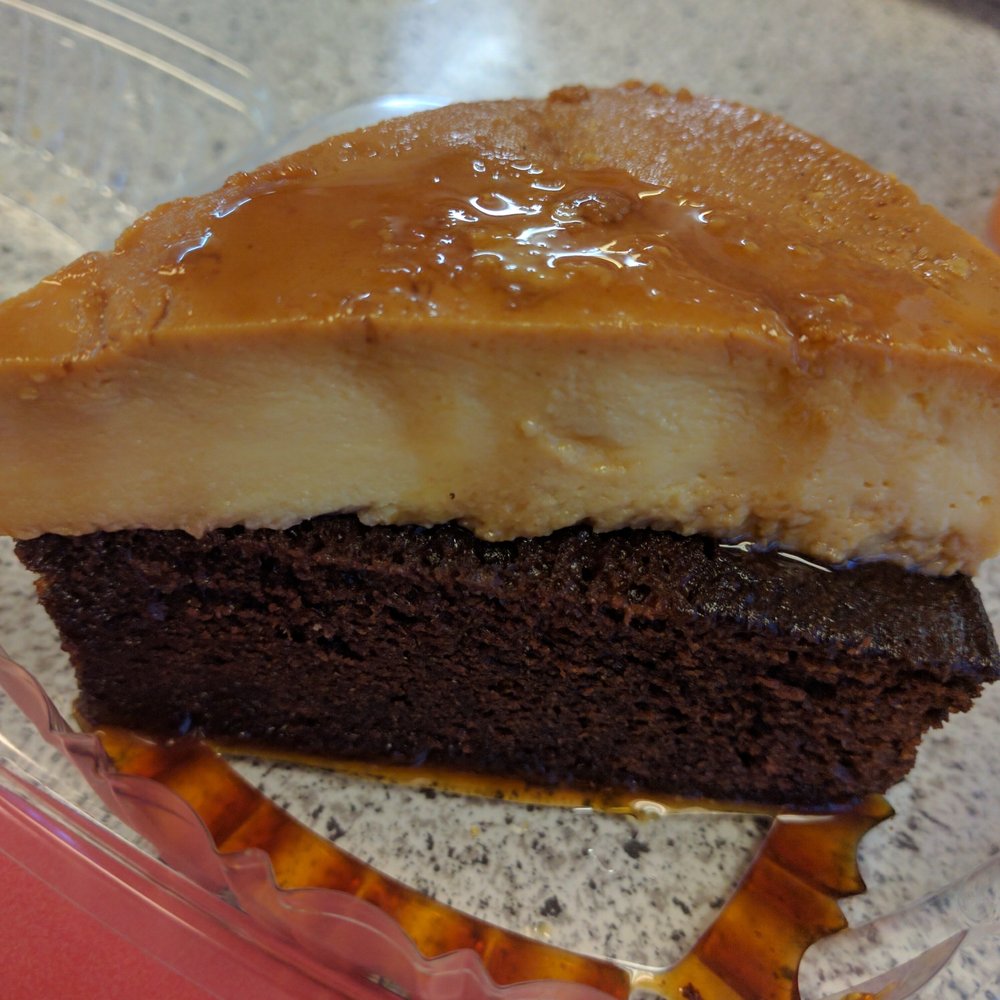 Super La Mexicana - Flan Neapolitan. Not that great, not bad - Mexican Near Me - Houston, Texas Super La Mexicana - Flan Neapolitan. Not that great, not bad - Mexican Near Me - Houston, Texas