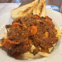 The Frog: A Firkin Pub - Penne pasta with beef