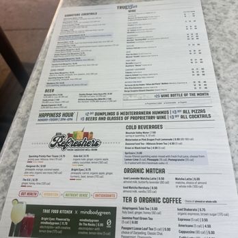 True Food Kitchen - Menu - Vegetarian Near Me - Pasadena, California True Food Kitchen - Menu - Vegetarian Near Me - Pasadena, California