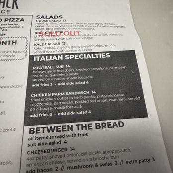 Steeplejack Pizza and Beer - The "Italian Specialties" sandwiches both say they're served on their house-made foccacia, but that's not true. - Pizza Near Me - Portland, Oregon Steeplejack Pizza and Beer - The "Italian Specialties" sandwiches both say they're served on their house-made foccacia, but that's not true. - Pizza Near Me - Portland, Oregon