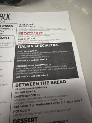 Menu photo 1 Steeplejack Pizza and Beer Portland, OR Menu photo 1 Steeplejack Pizza and Beer Portland, OR